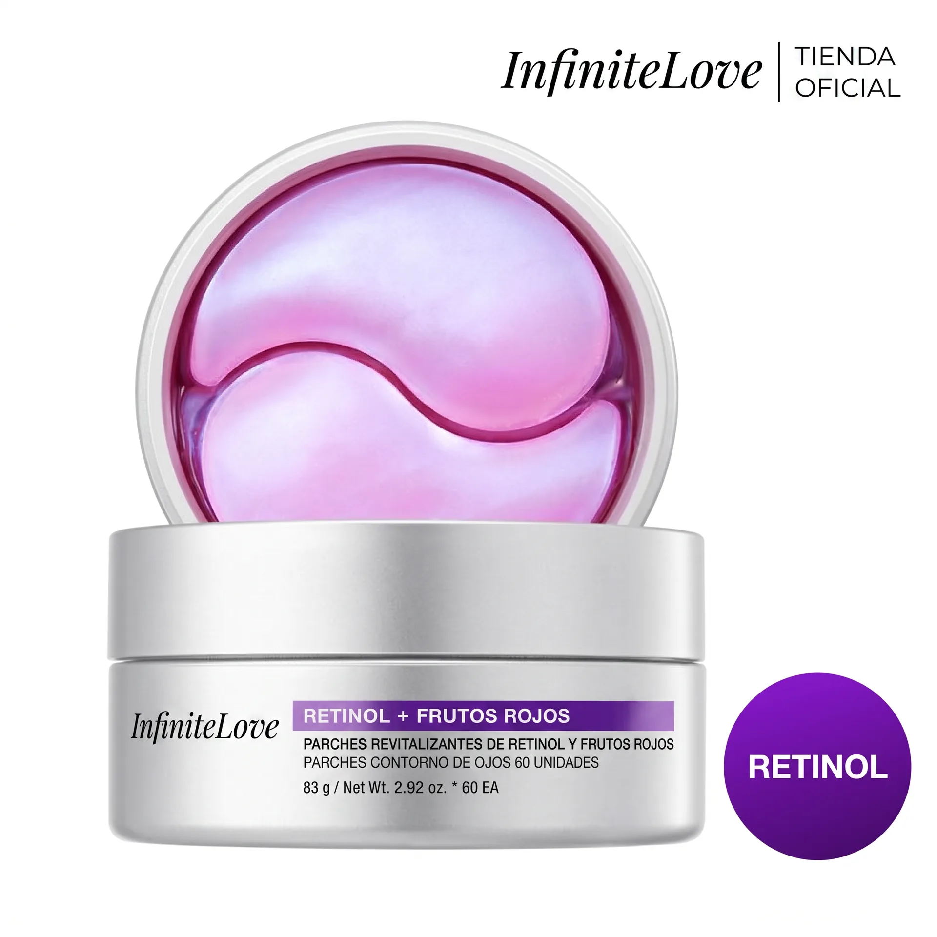 InfiniteLove Parches Revitalizantes Retinol Frutos Rojos