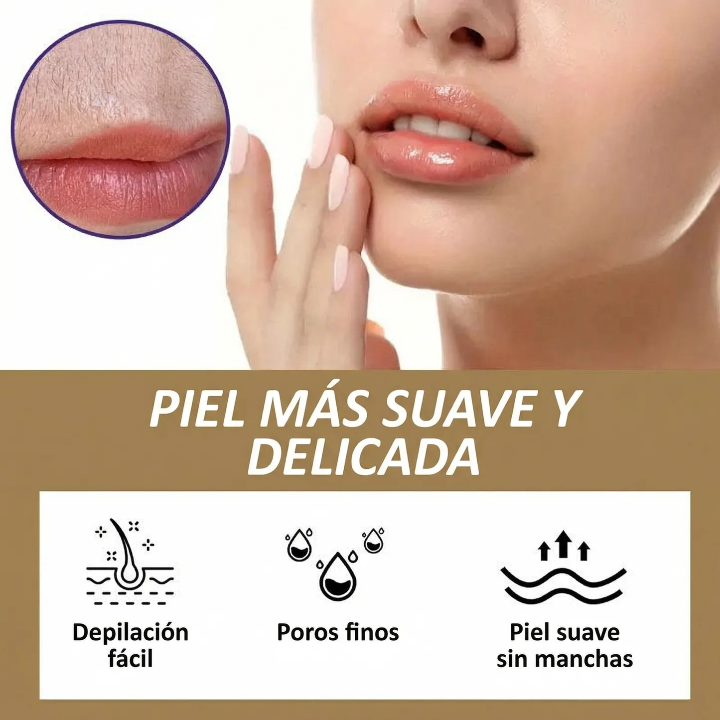 Crema Depilatoria Facial – Eliminación Delicada del Vello