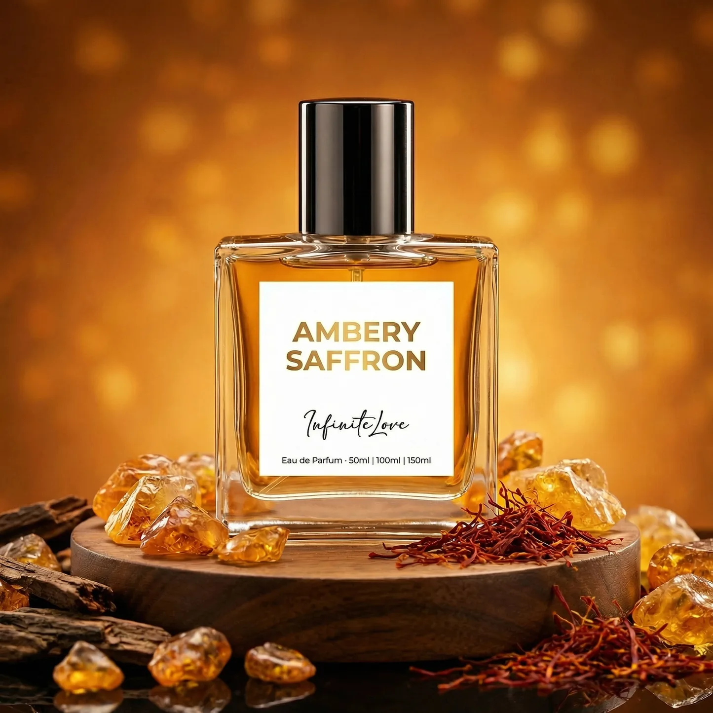 Perfume Ámbar Azafrán – Fragancia Intensa y Sofisticada