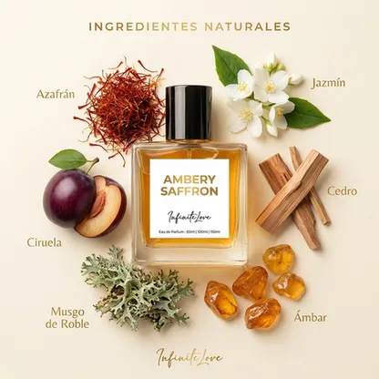 Perfume Ámbar Azafrán – Fragancia Intensa y Sofisticada