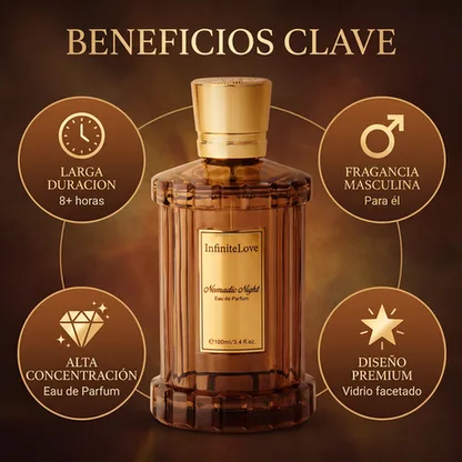 Nomadic Night - Beneficios Clave Fragancia Masculina