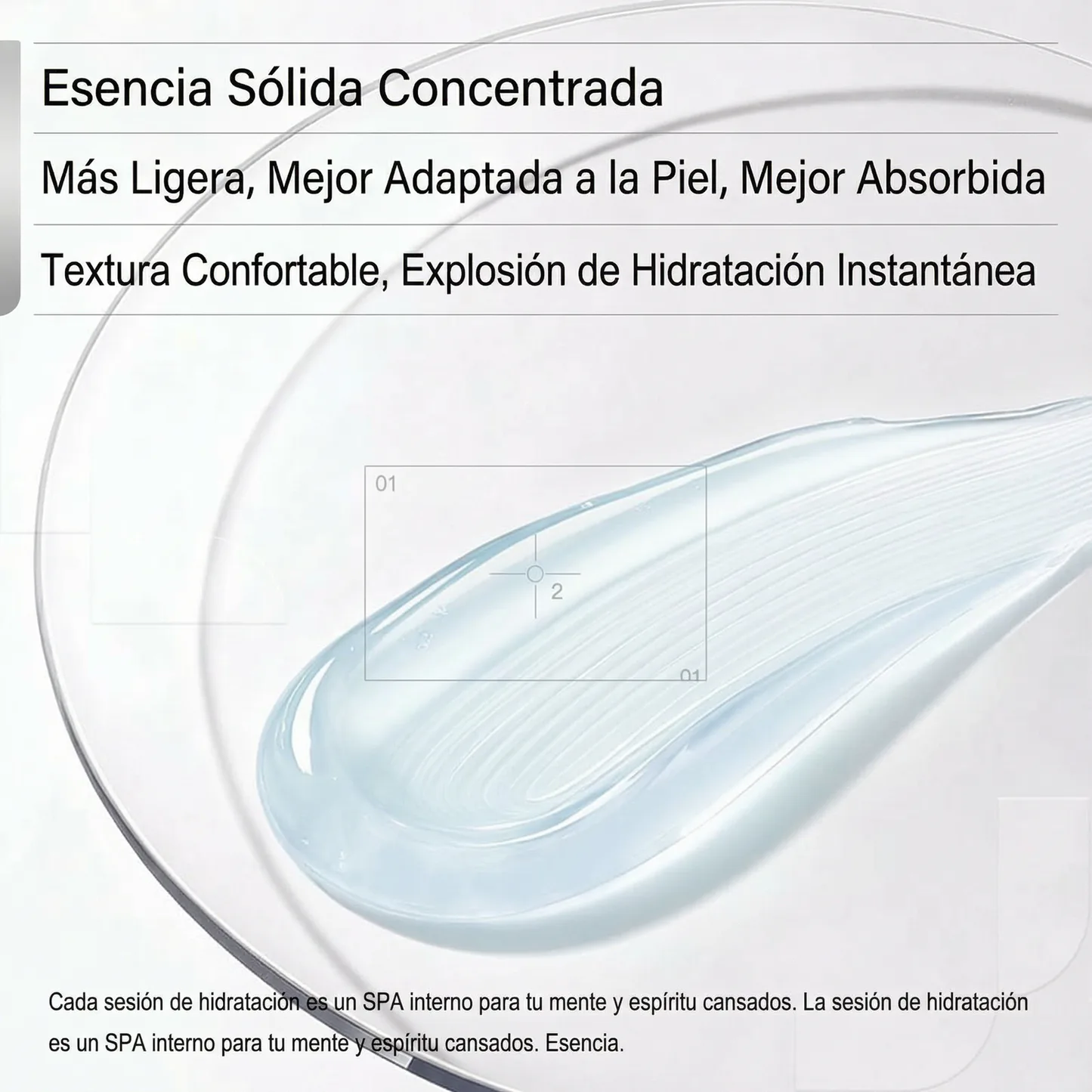 Crema Gel Tensora Coreana 'Oganacell' con Aplicador Gua Sha y PDRN para Reducir Papada, Desinflamar y Definir la Mandíbula