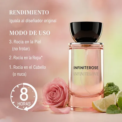 InfiniteRose® | Extrait De Parfum 50ml | Fragancia Floral Premium de Larga Duración