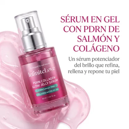 Pink Glow - Sérum en Gel con PDRN de Salmón y Colágeno 30ml