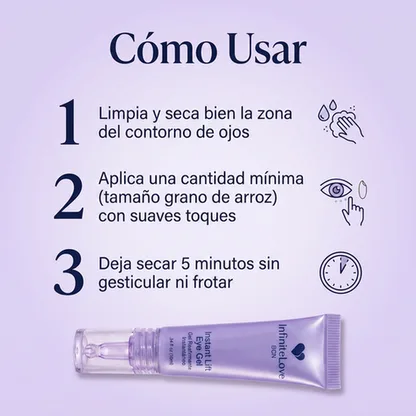 Gel Reafirmante Instantáneo para Ojos