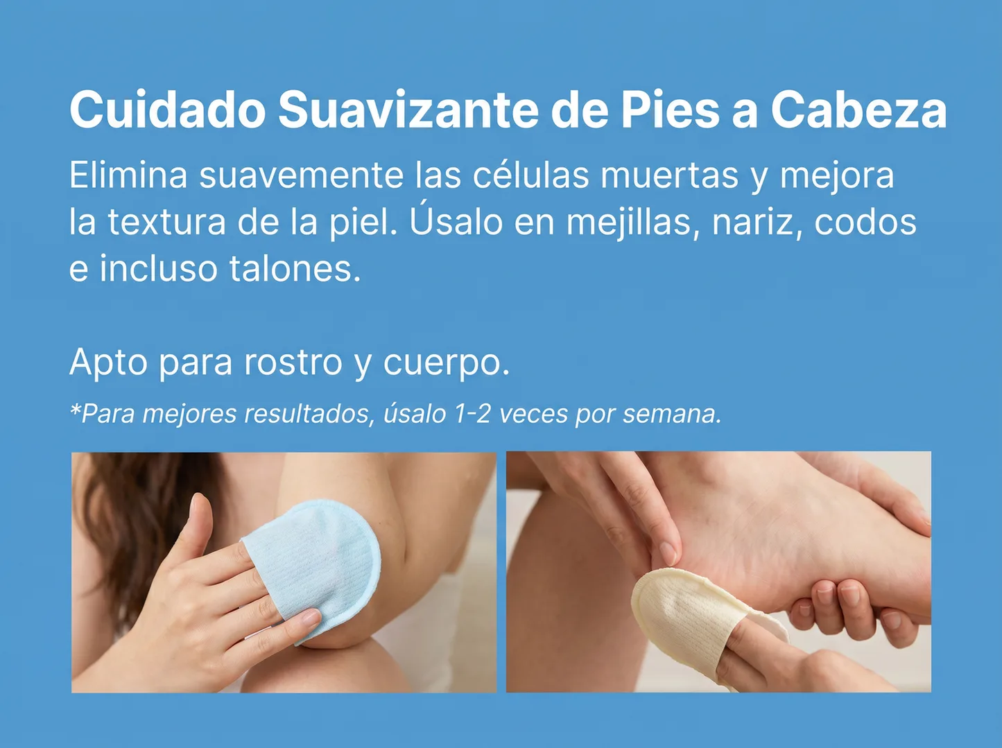 InfiniteGlow - Pads Exfoliantes Corporales (8 Unidades)