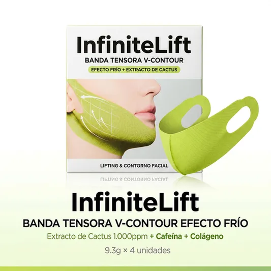 InfiniteLift - Banda Tensora V-Contour Efecto Frío (4 Uds)