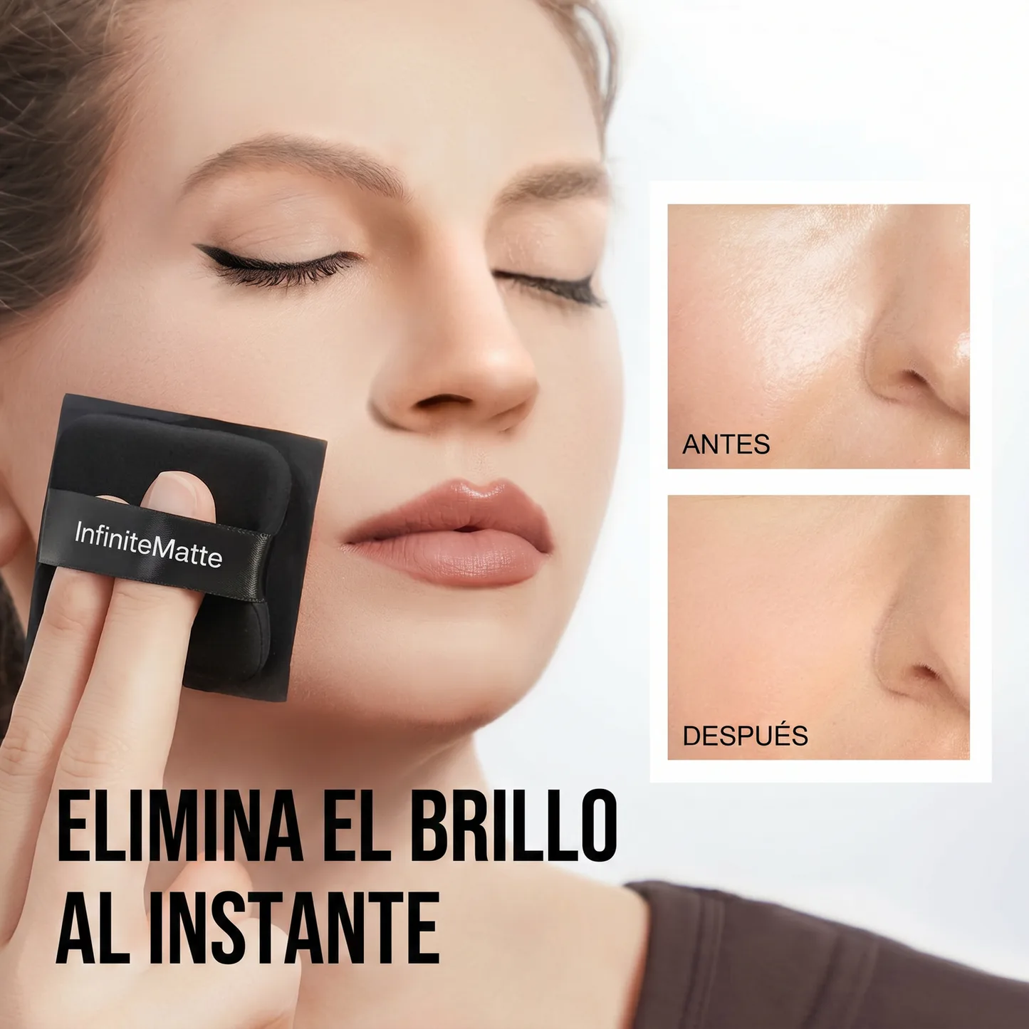 InfiniteMatte - Papeles Absorbentes de Grasa 2 en 1