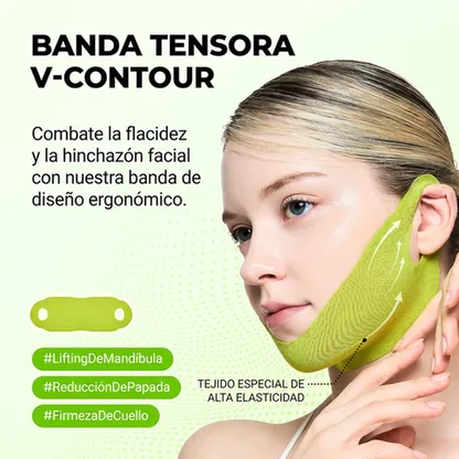 InfiniteLift - Banda Tensora V-Contour Efecto Frío (4 Uds)