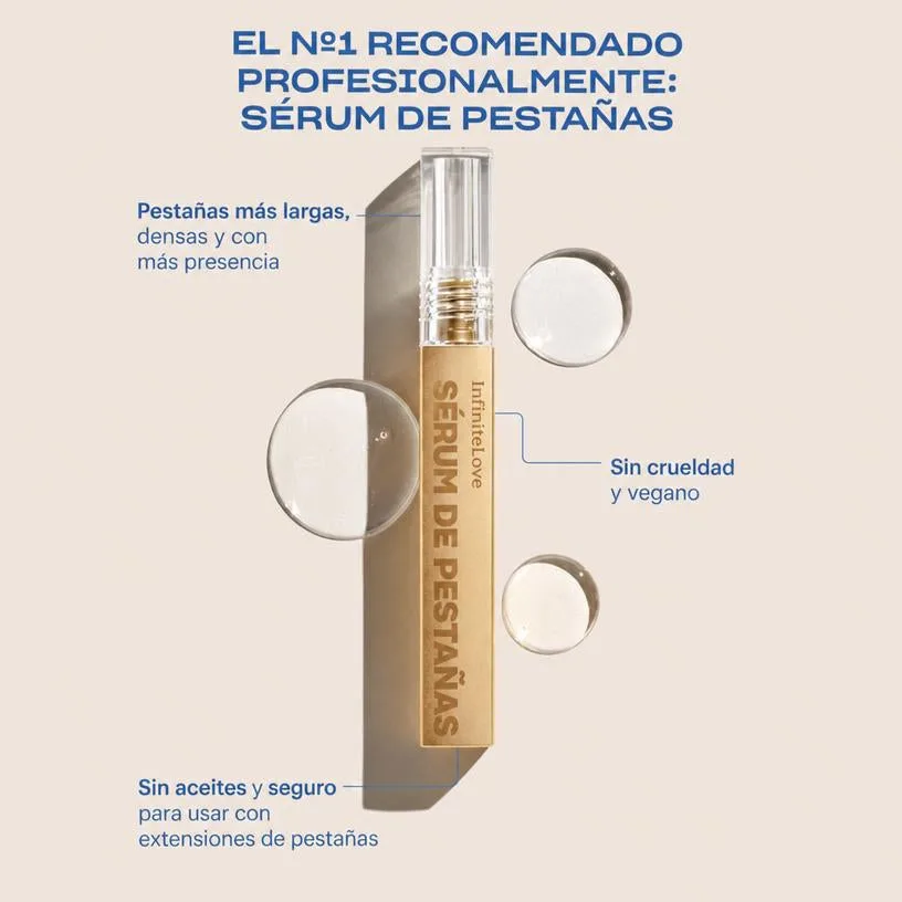 Sérum Esencial Pestañas — Biotina y Aminoácidos Clínicamente Testado 2ml