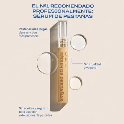 Sérum Esencial Pestañas — Biotina y Aminoácidos Clínicamente Testado 2ml