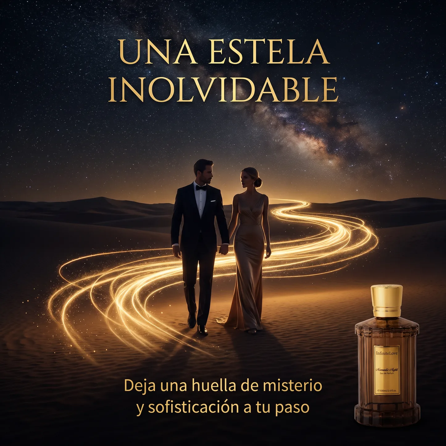 Nomadic Night - Eau de Parfum para Hombre con Oud Ahumado y Ámbar 100ml