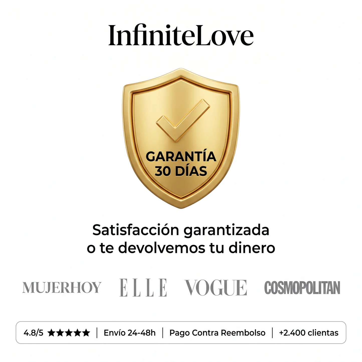 Garantía 30 días InfiniteLove