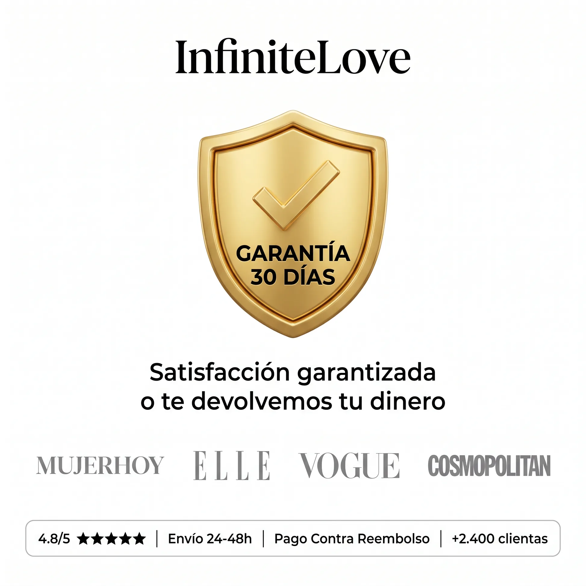 Garantía 30 días InfiniteLove