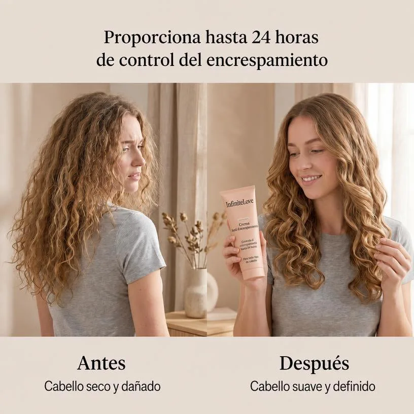 Crema Secado al Aire Alisante — Aceite de Ricino y Coco Anti-Frizz 148ml