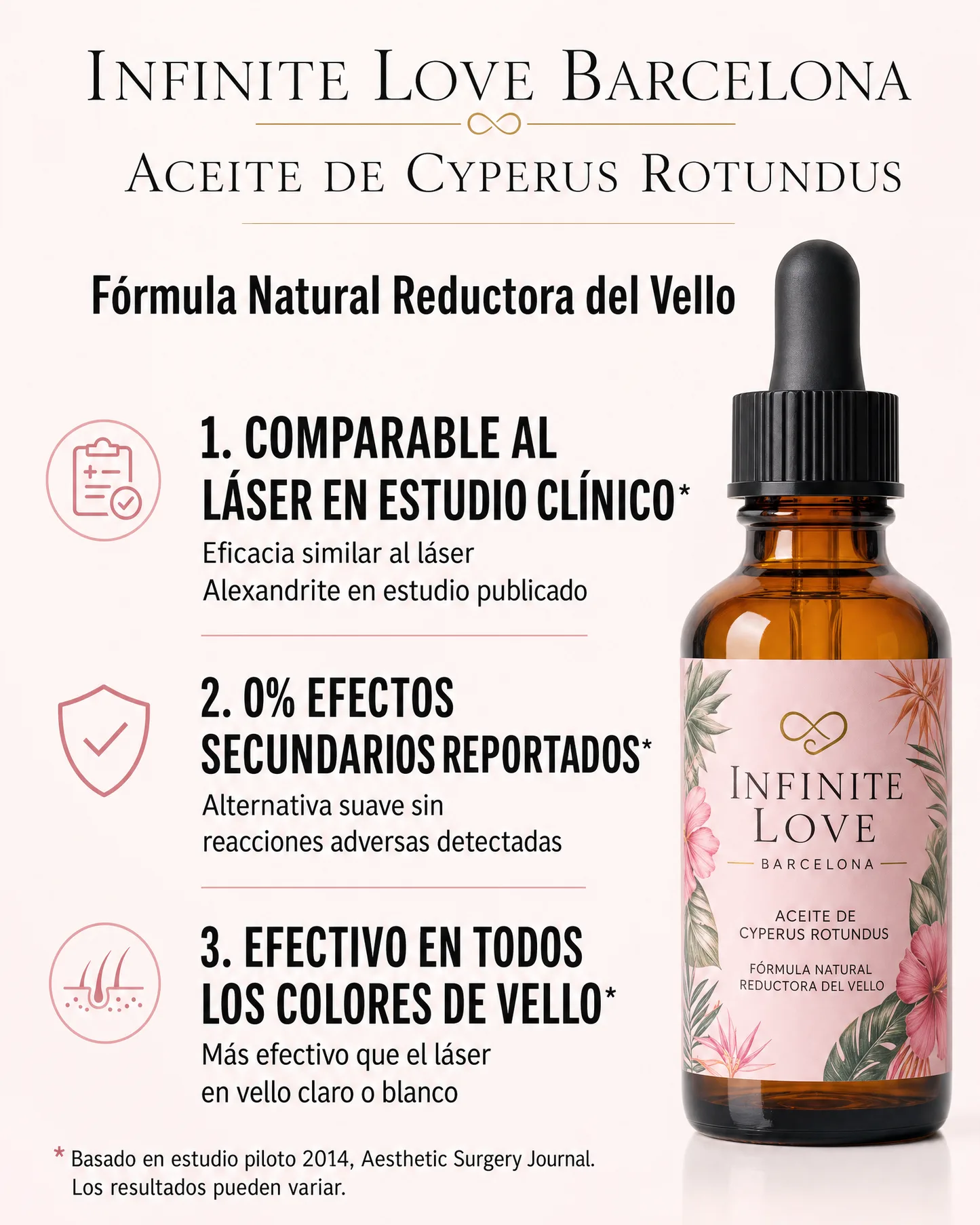 InfiniteOil - Aceite Reductor del Vello