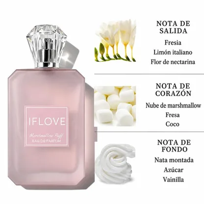 Elixir Marshmallow Puff Eau de Parfum Fragancia Gourmet Fresa Vainilla Malvavisco Mujer 100ml