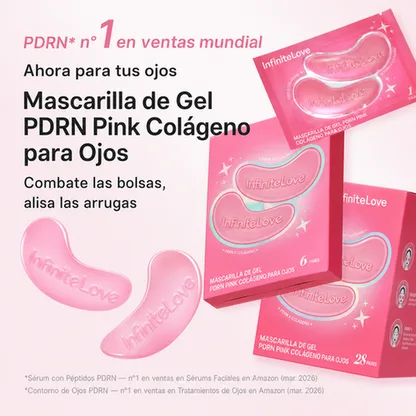 Mascarilla de Gel PDRN Pink Colágeno para Ojos — 6 Pares