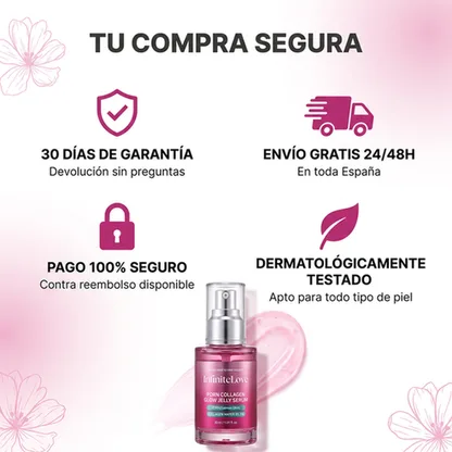 Pink Glow - Sérum en Gel con PDRN de Salmón y Colágeno 30ml