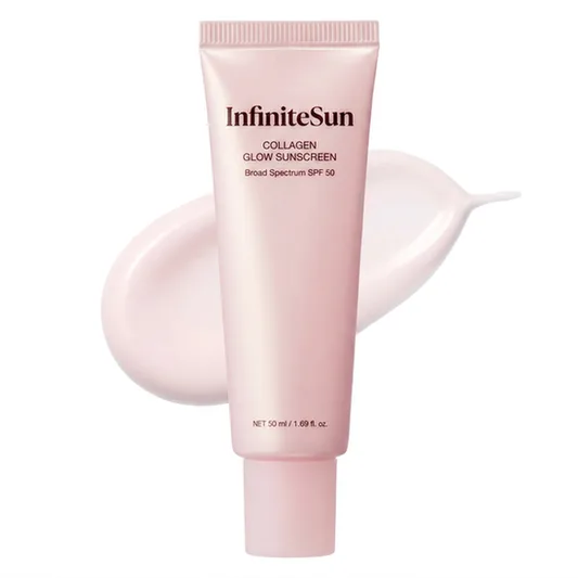 InfiniteSun - Protector Solar Facial Colágeno y Glow SPF 50