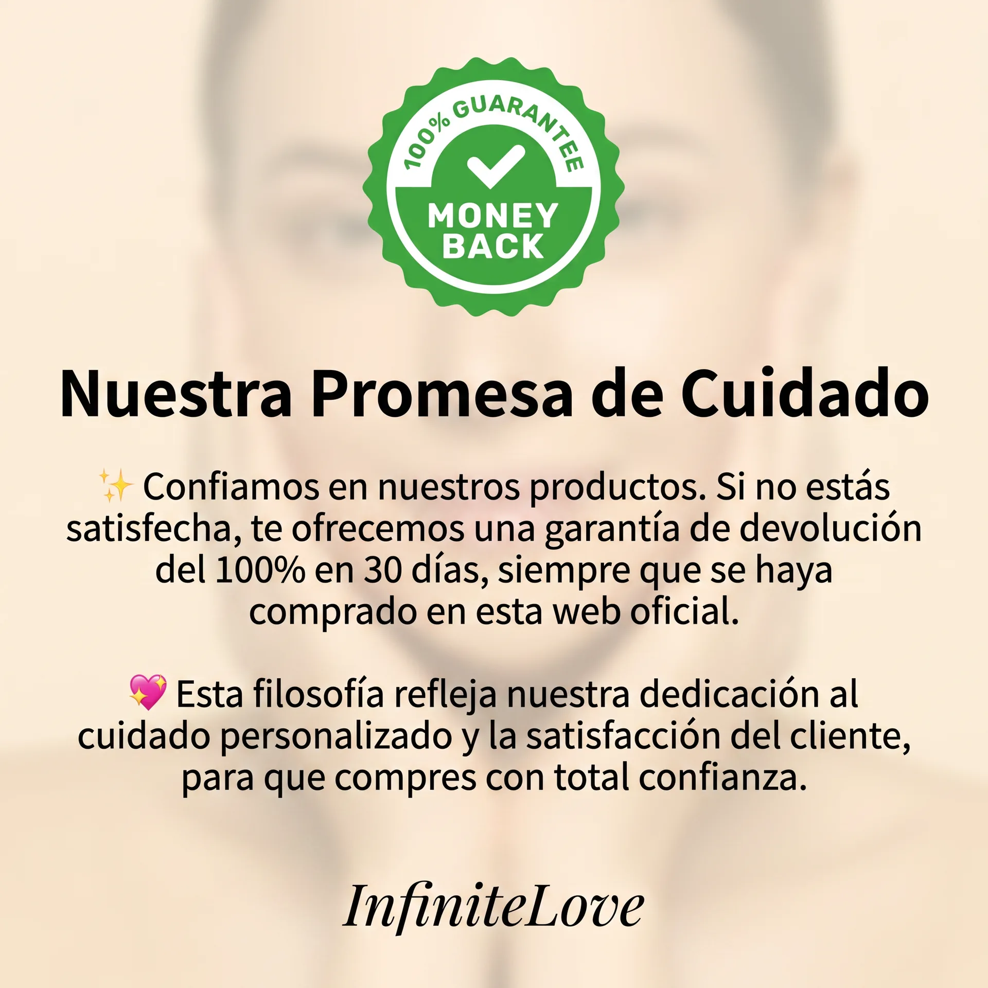 Garantía de 30 Días InfiniteLove