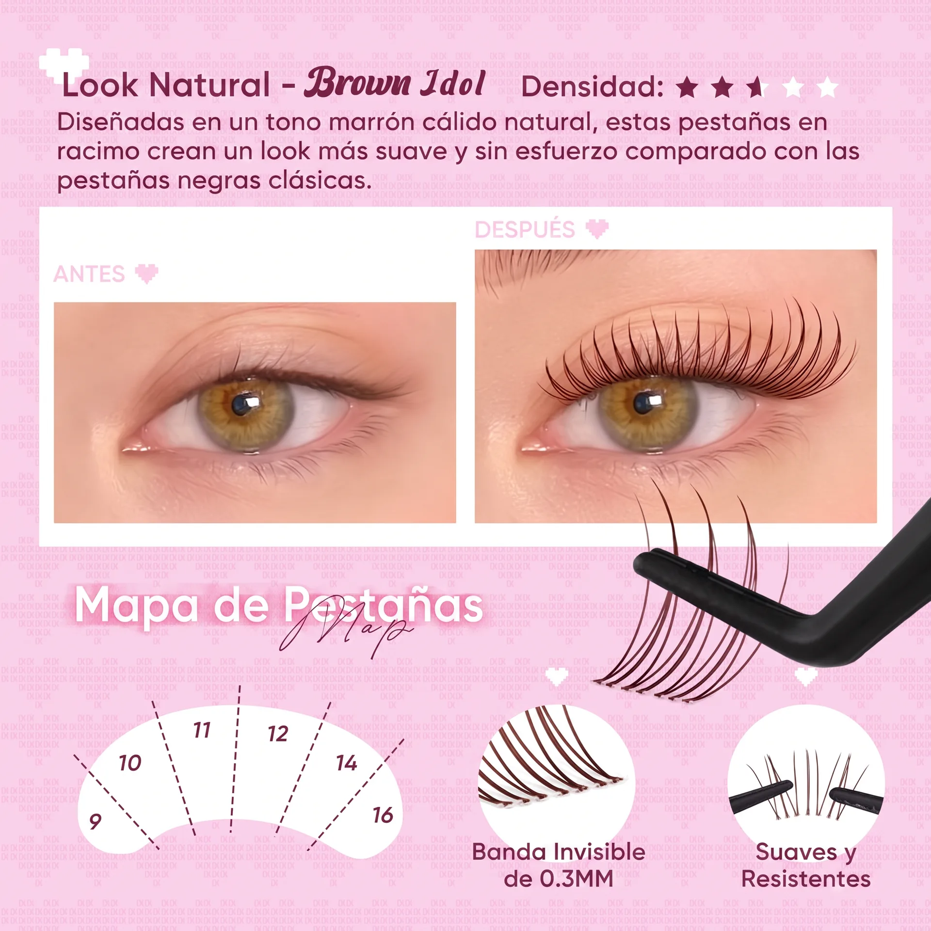 Look Natural Brown Idol - Antes y Después