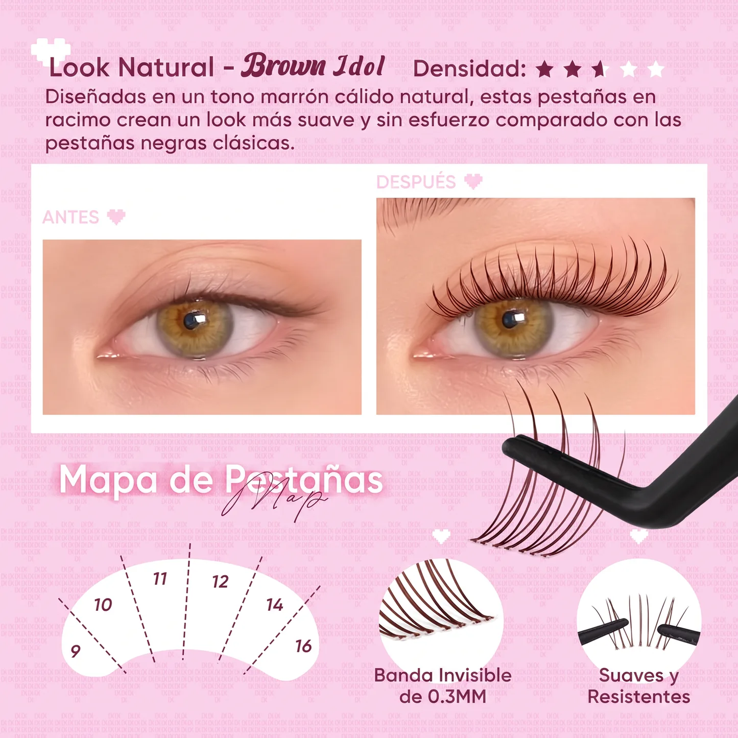 Look Natural Brown Idol - Antes y Después