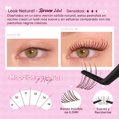 Look Natural Brown Idol - Antes y Después