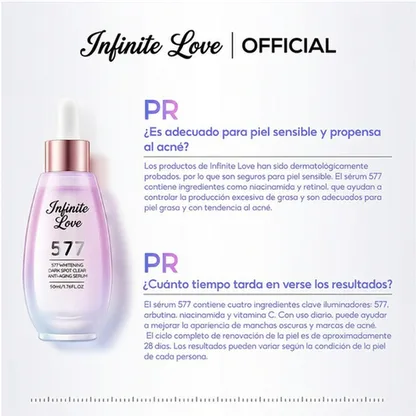 Sérum Despigmentante 577 para Manchas y Marcas de Acné