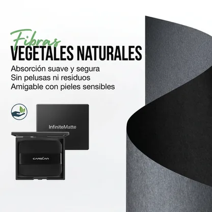 InfiniteMatte - Papeles Absorbentes de Grasa 2 en 1