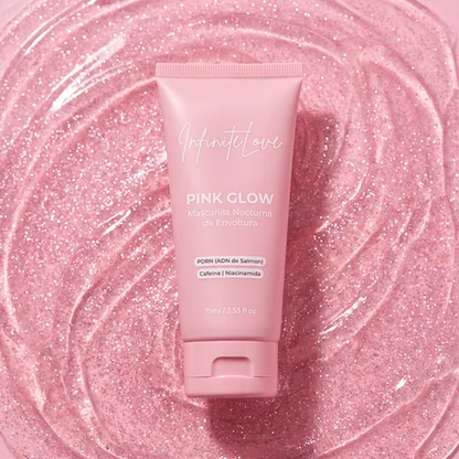 Pink Glow - Mascarilla Nocturna de Envoltura con PDRN y Cafeína 75ml