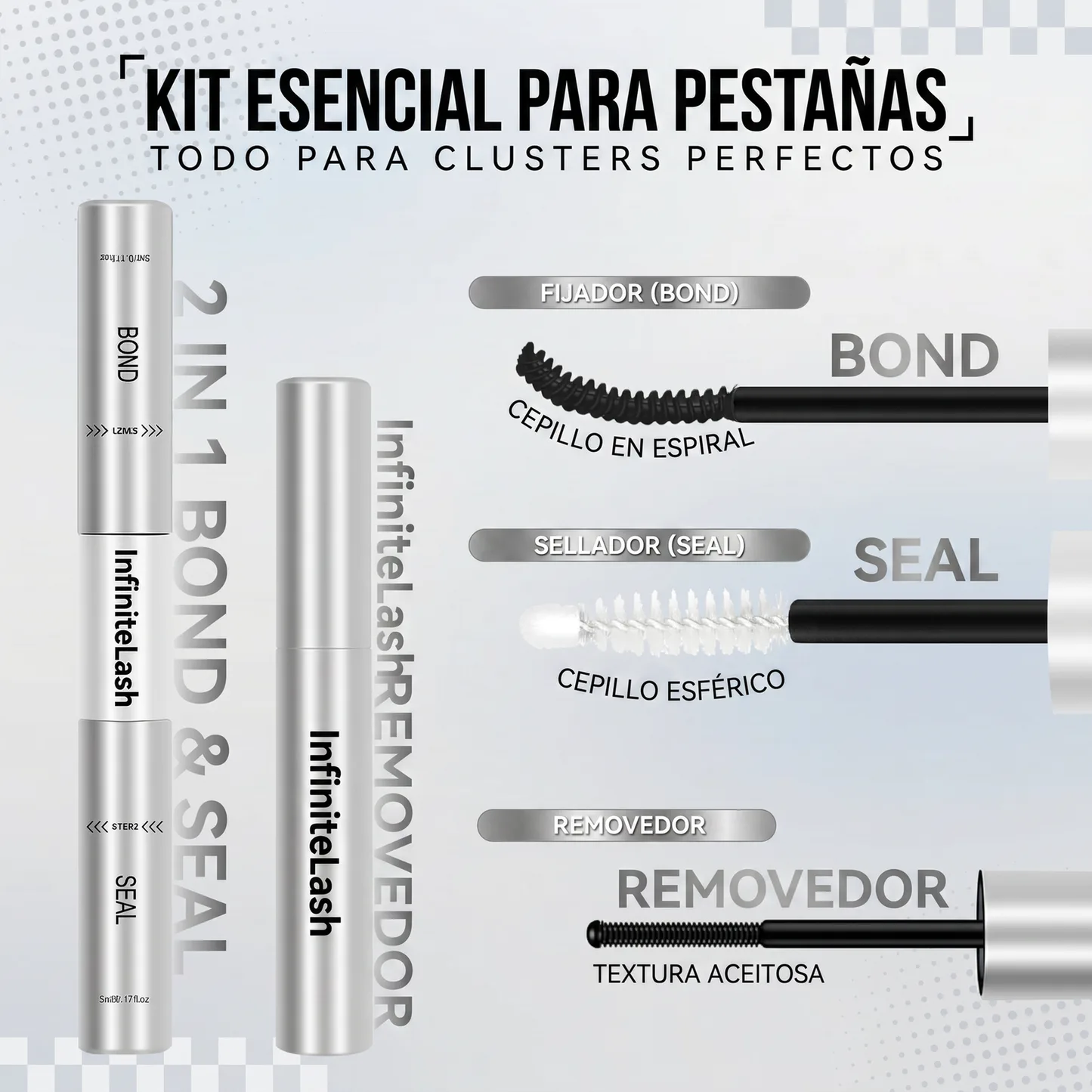 InfiniteLash - Kit Esencial 3 en 1 para Pestañas