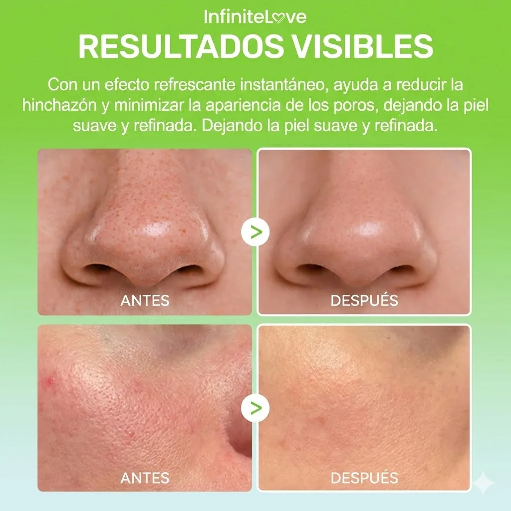 Multi-Bálsamo Coreano en Stick con Efecto Frío (Cactus Cooling) para Minimizar Poros, Desinflamar el Rostro y Reparar la Piel