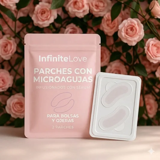 Parches de Microagujas 'MicroGlow' Infusionados con Retinol y Ácido Hialurónico para Rellenar Arrugas, Bolsas y Ojeras