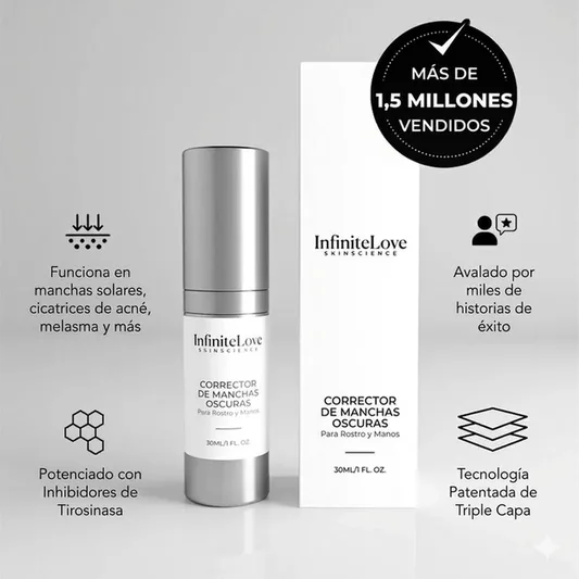 Suero Corrector de Manchas Oscuras con Vitamina C para Hiperpigmentación, Melasma y Marcas de Acné en Rostro y Manos