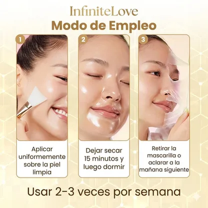 GoldMask — Mascarilla Nocturna Peel-Off de Cúrcuma y Ácido Kójico