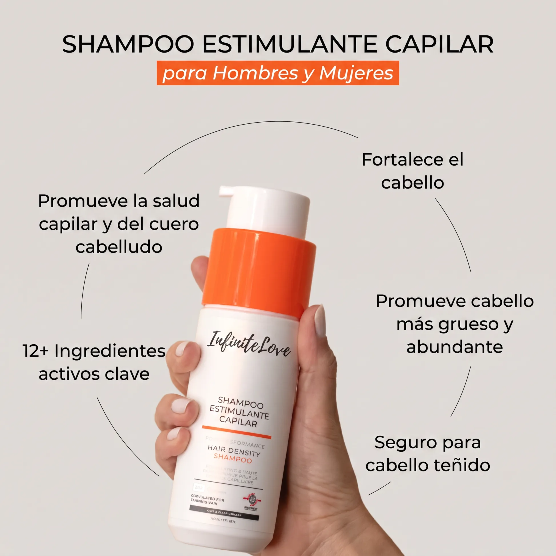 Shampoo Estimulante Capilar para Hombres y Mujeres Beneficios