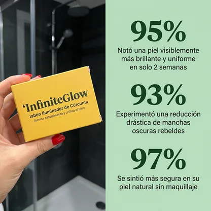 InfiniteGlow - Jabón Iluminador de Cúrcuma