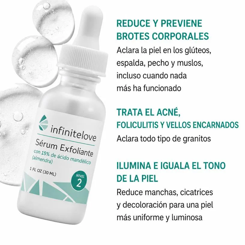 Sérum Exfoliante Corporal — Ácido Mandélico 15% Level 2 30ml