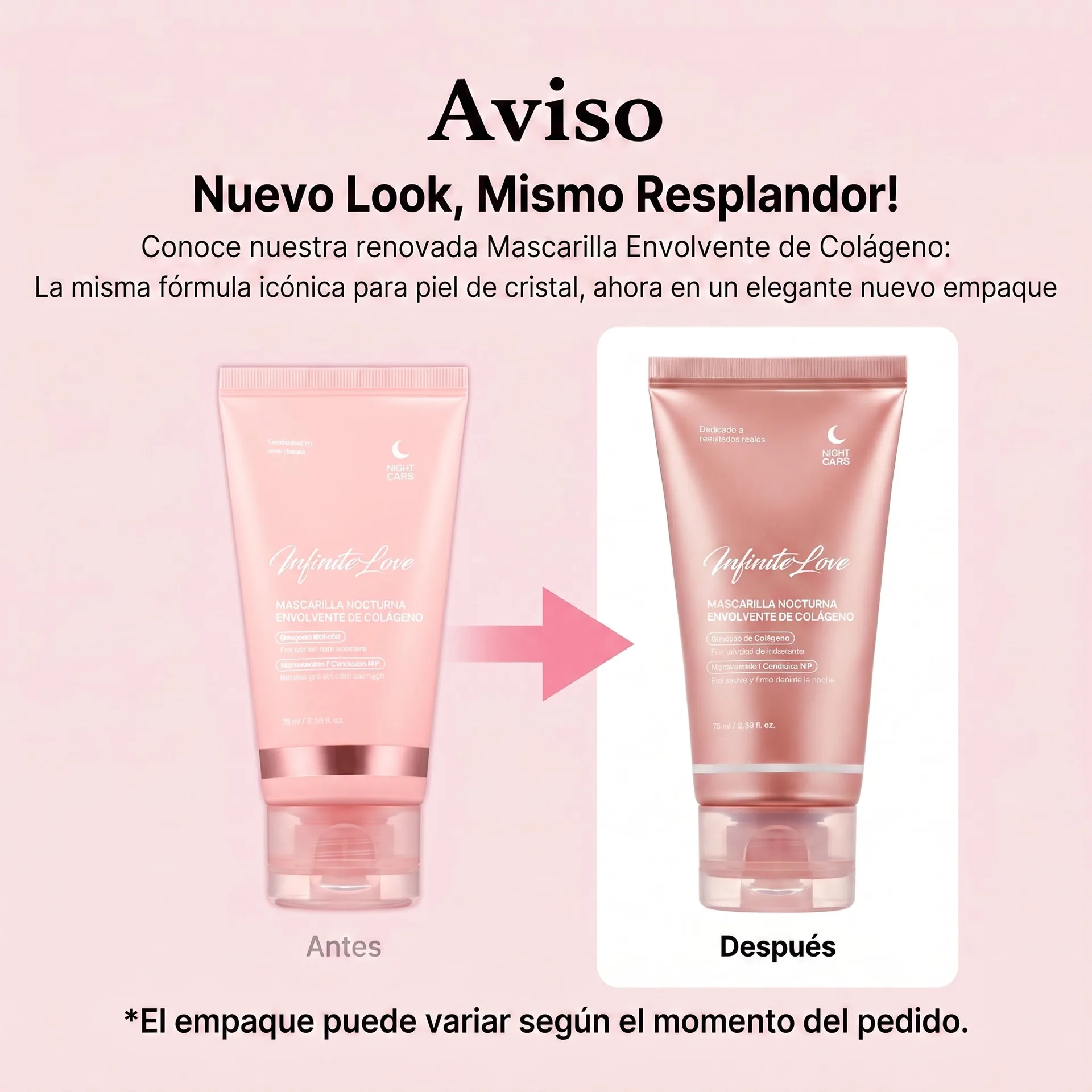Nuevo Look Mismo Resplandor InfiniteLove