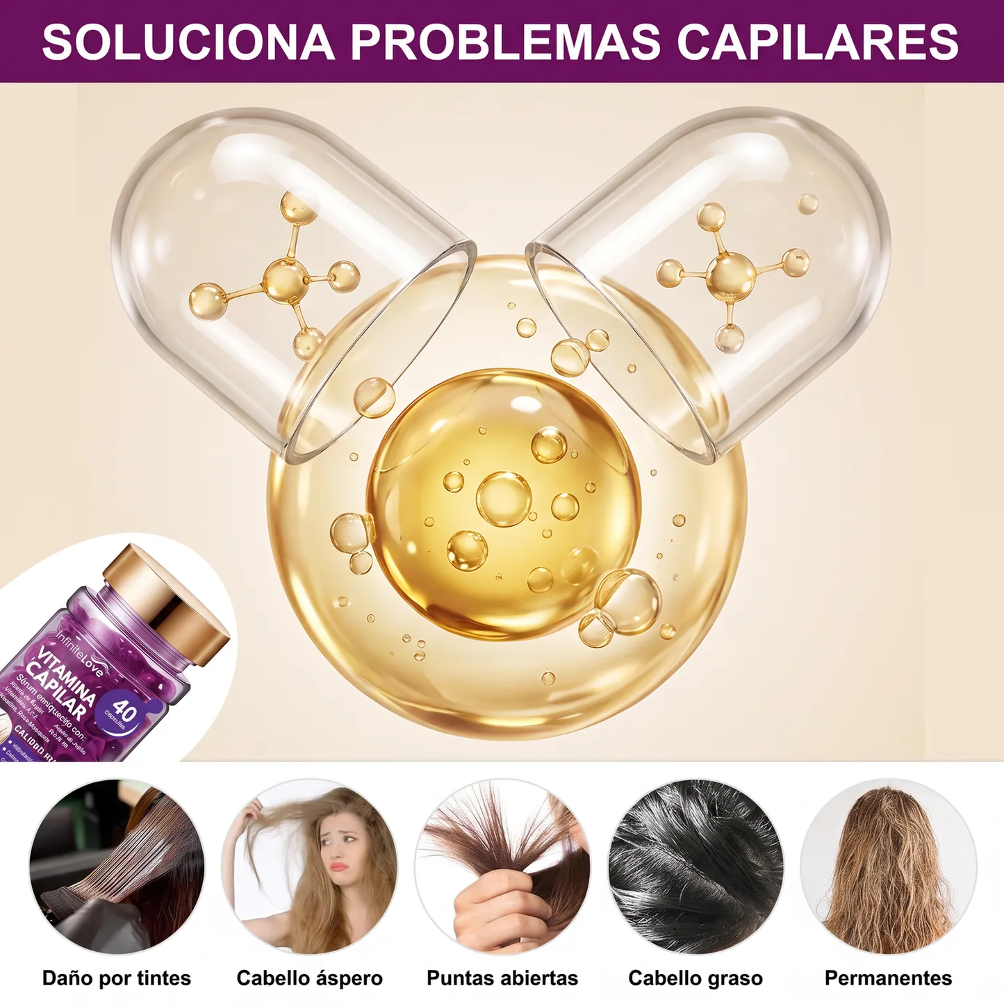 Soluciona problemas capilares InfiniteLove