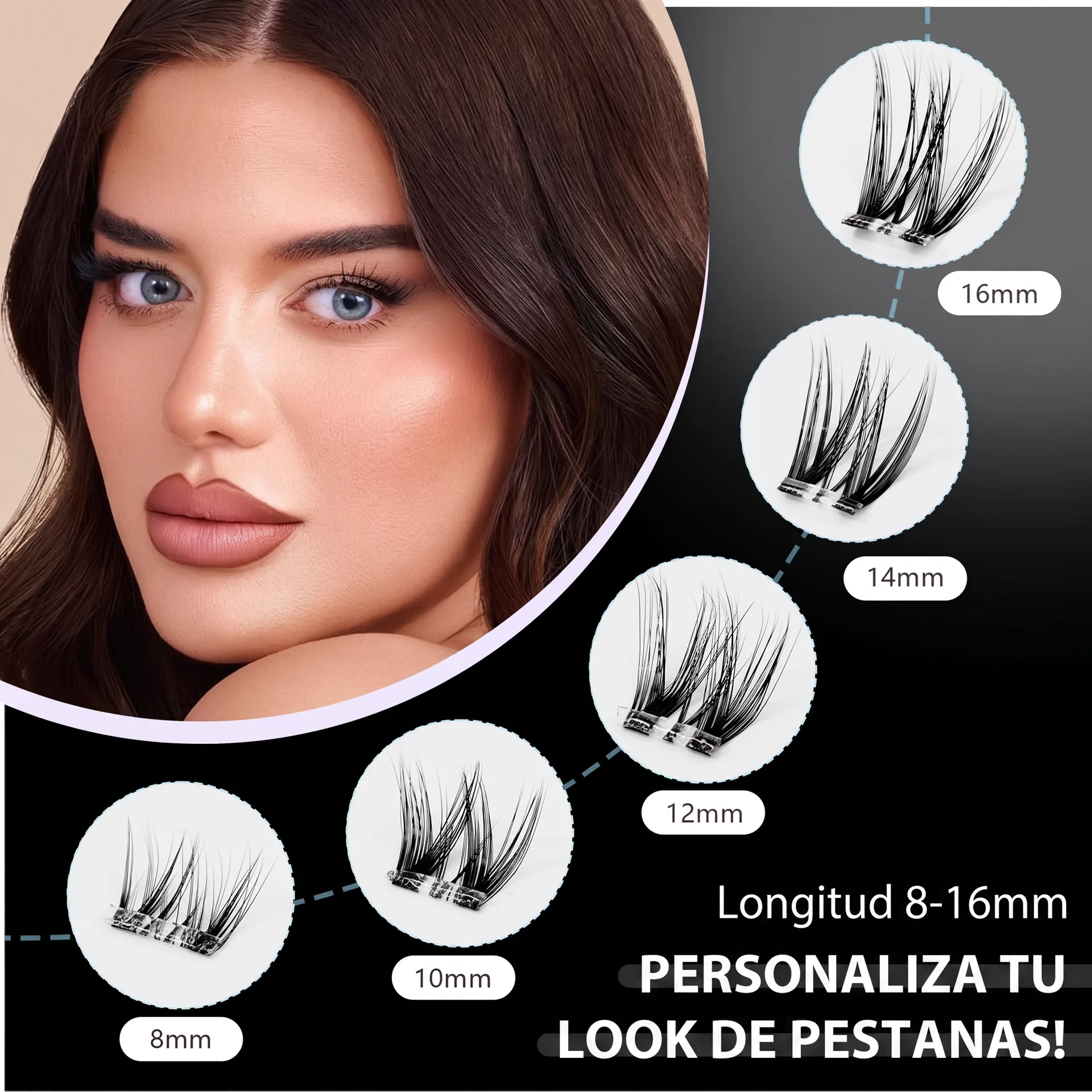 Personaliza Tu Look de Pestanas 8-16mm - InfiniteLove