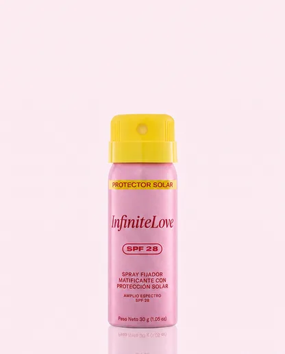 Spray Fijador Maquillaje Matificante SPF28 InfiniteLove