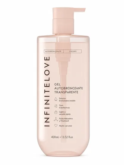 Gel Autobronceante Transparente — Cero Transferencia con Ácido Hialurónico 400ml